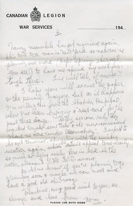 Document: Letter from W Oxendale to Marjory Mackin - Page 4