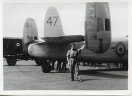 Photo: WF Young Next to Lancaster Tail