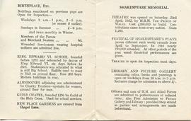 Document: Stratford-Upon-Avon Booklet - Pages 3-4