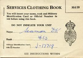 Document: Services Clothing Book - Cover